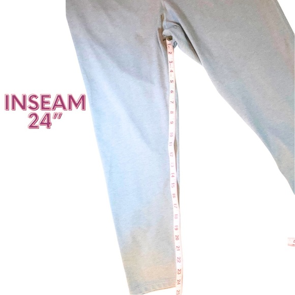 Danskin Activewear 3 PC Set - Gray Leggings, Pink Pullover & New Socks - Size XL - Picture 4 of 11